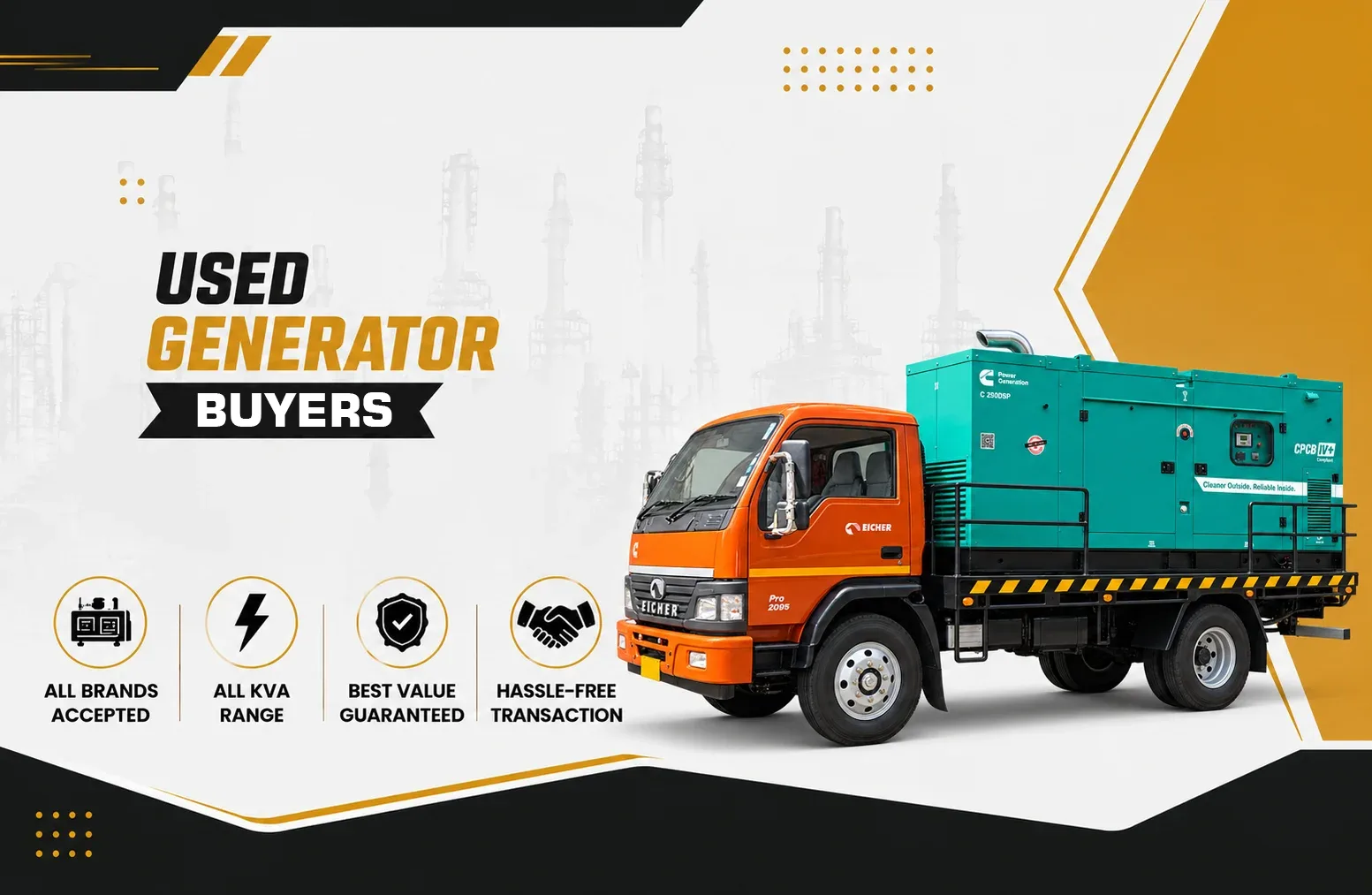 Second Hand Generator Buyers in Pimpri Chinchwad